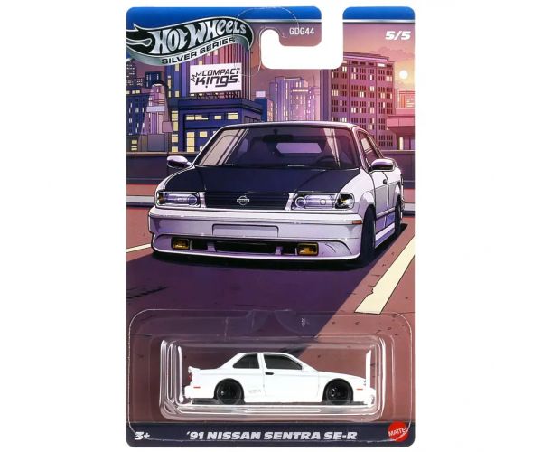Hot Wheels: ’91 Nissan Sentra SE-R klasszikus kisautó 1/64 - Mattel