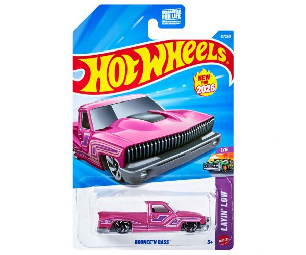 Hot Wheels: Bounce'n Bass kisautó 1/64 - Mattel