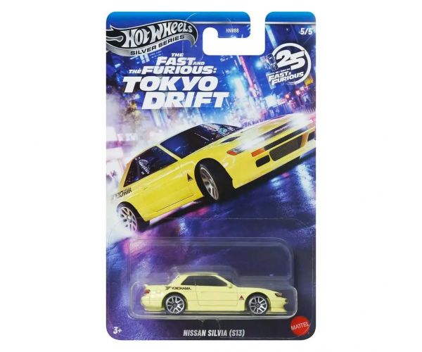 Hot Wheels: Halálos iramban Nissan Silvia S13 kisautó 1/64 - Mattel