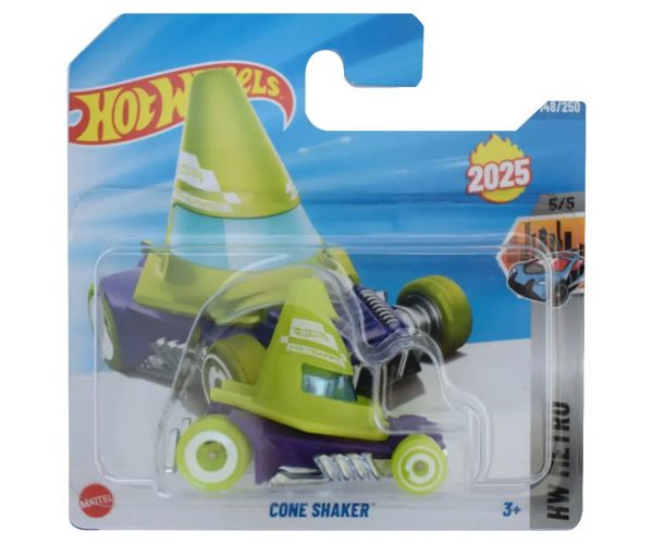 Hot Wheels: Cone Shaker zöld kisautó 1/64 - Mattel