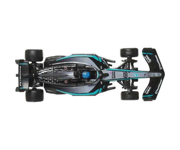 Hot Wheels F1 mali autići, set od 2 - Mercedes: Antonelli + Russell - Mattel