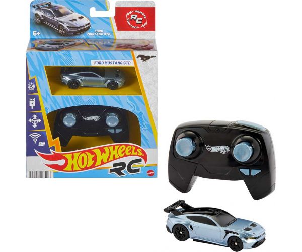 Hot Wheels: Ford Mustang GTD távirányítós kisautó - Mattel
