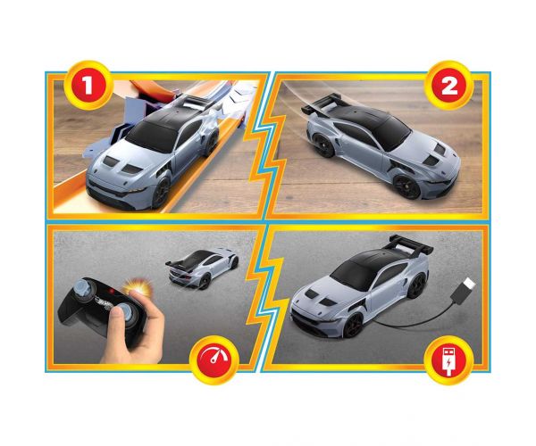 Hot Wheels: Ford Mustang GTD daljinski upravljani autić - Mattel