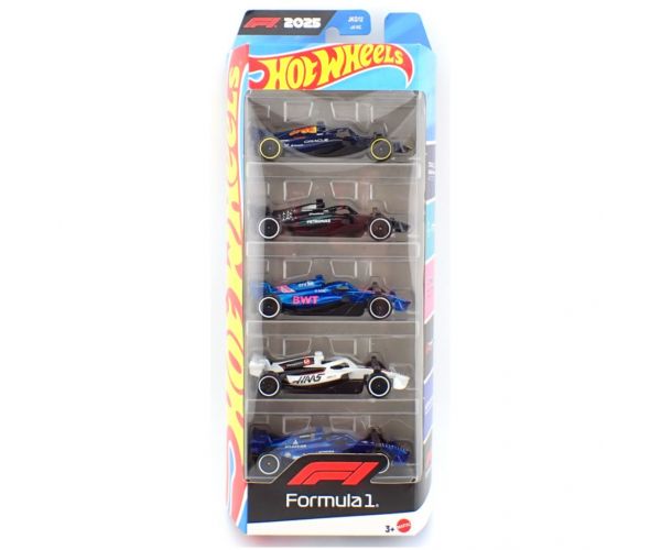 Hot Wheels Formula-1 5 db-os kisautó szett 1/64 – Mattel