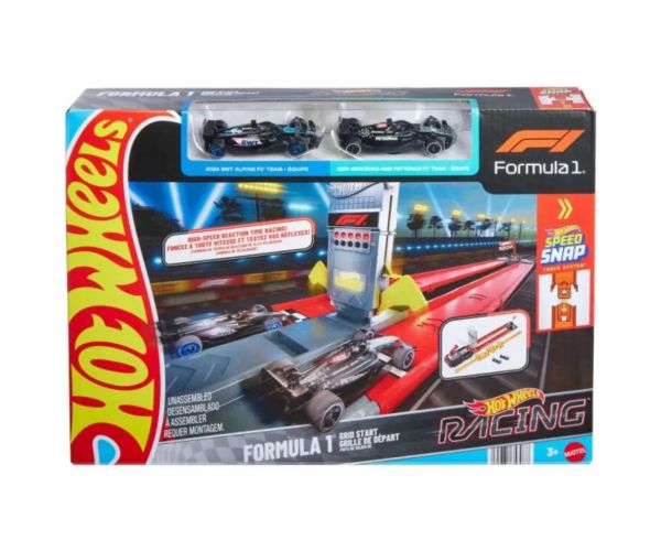 Hot Wheels: Formula 1 célegyenes pályaszett - Mattel
