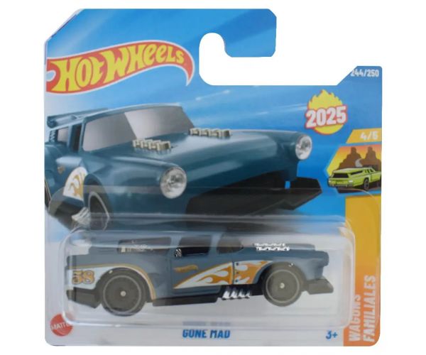 Hot Wheels: Gone Mad kék kisautó 1/64 - Mattel