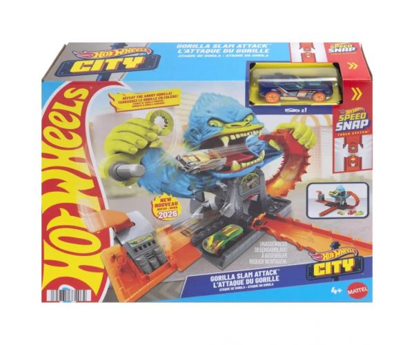 Hot Wheels: Gorilla Slam Attack pályaszett - Mattel
