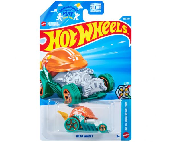 Hot Wheels: Head Gasket zöld színű kisautó 1/64 - Mattel