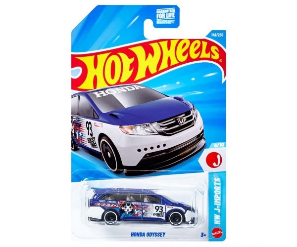 Hot Wheels: Honda Odyssey fehér-lila kisautó 1/64 - Mattel