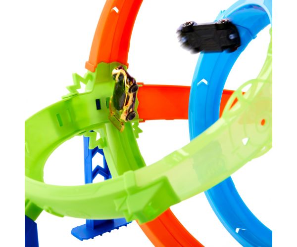 Hot Wheels: Kaskaderski set staze s dvostrukom petljom - Mattel