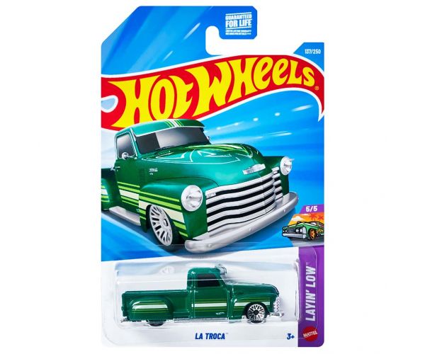 Hot Wheels: La Troca zöld kisautó 1/64 - Mattel