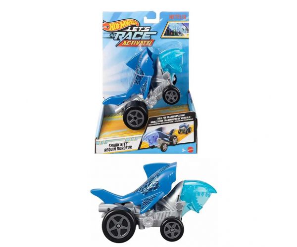 Hot Wheels: Let's Race Shark Bite 1/32 kisautó - Mattel