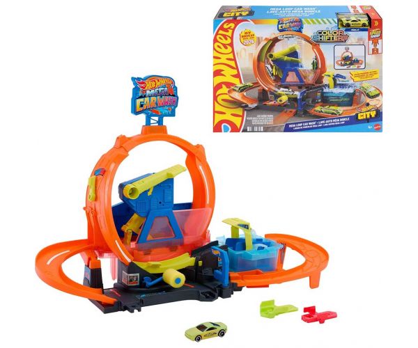 Hot Wheels: Mega autopraonica - set igračaka - Mattel