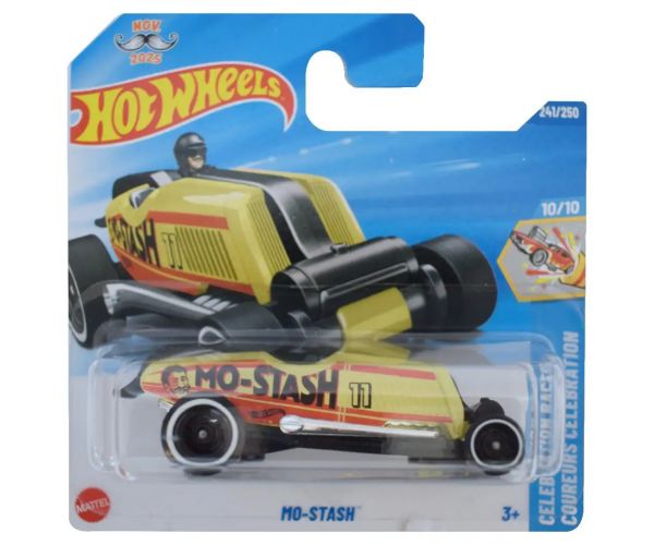 Hot Wheels: Mo-Stash sárga kisautó 1/64 - Mattel