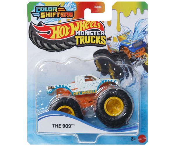 Hot Wheels Monster Truck: The 909 színváltós kisautó 1/64 - Mattel