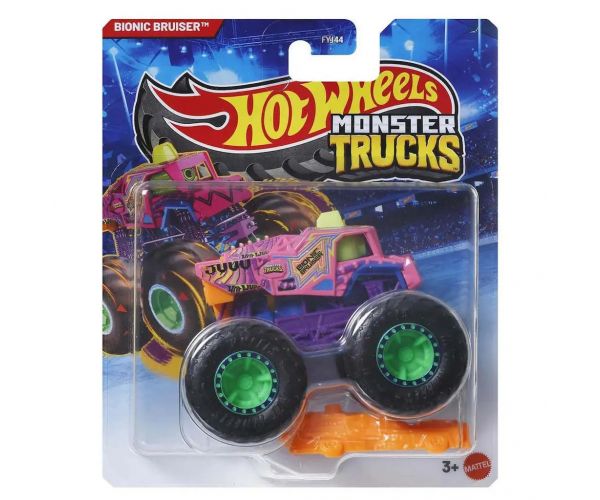 Hot Wheels Monster Trucks: Bionic Bruiser kisautó 1/64 - Mattel