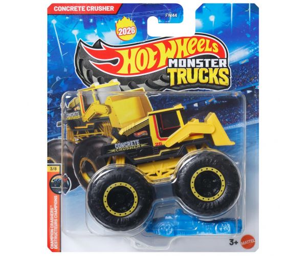 Hot Wheels Monster Trucks: Concrete Crusher kisautó 1/64 – Mattel