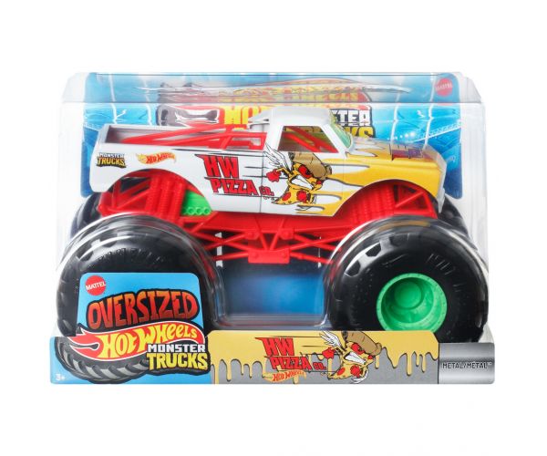 Hot Wheels Monster Trucks: Pizza Co. monster autó 1/24 – Mattel
