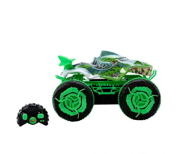 Hot Wheels Monster Trucks amfibijski s daljinskim upravljanjem Great Bite 1:15 - Mattel