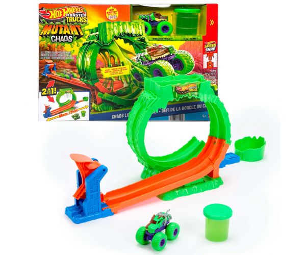 Hot Wheels Monster Trucks komplet staze Slajm-petlja – Mattel