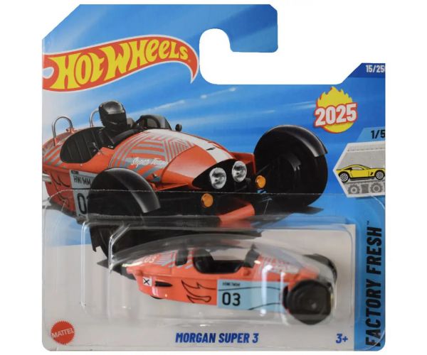 Hot Wheels: Morgan Super 3 kisautó 1/64 - Mattel