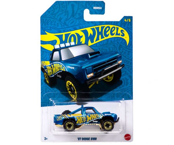 Hot Wheels Pearl & Chrome: '87 Dodge D100 kisautó 1/64 - Mattel