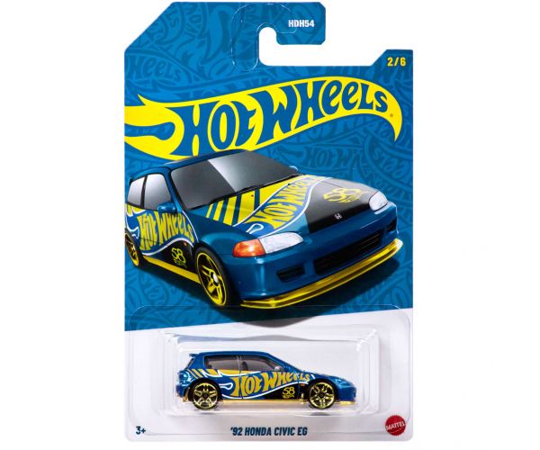 Hot Wheels Pearl & Chrome: '92 Honda Civic EG kisautó 1/64 - Mattel