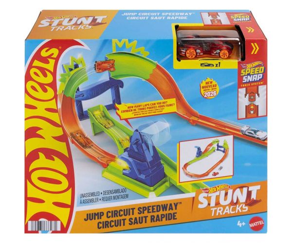 Hot Wheels: Bajnokság pályaszettek - Körverseny ugratóval - Mattel