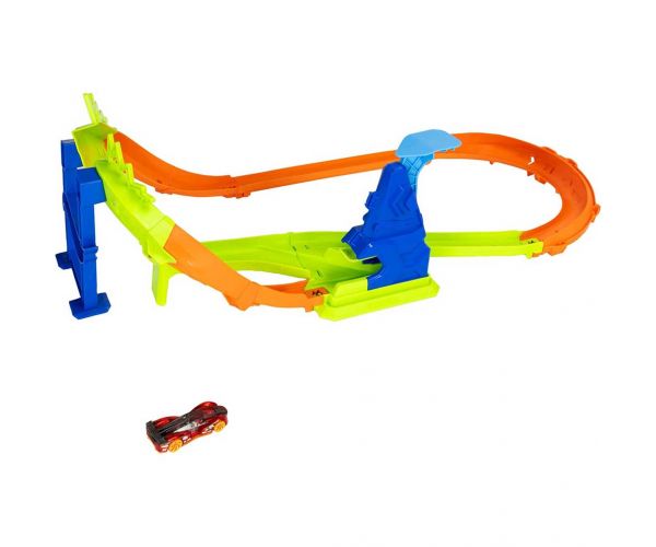 Hot Wheels: Prvenstveni setovi staza - Krug utrke s rampom - Mattel
