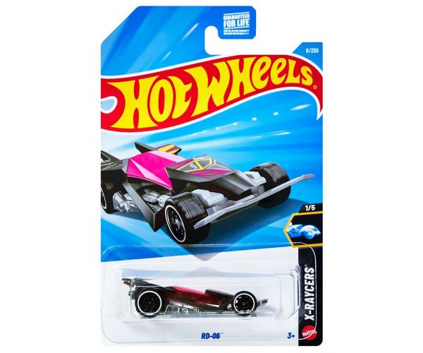 Hot Wheels: RD-06 pink kisautó 1/64 - Mattel