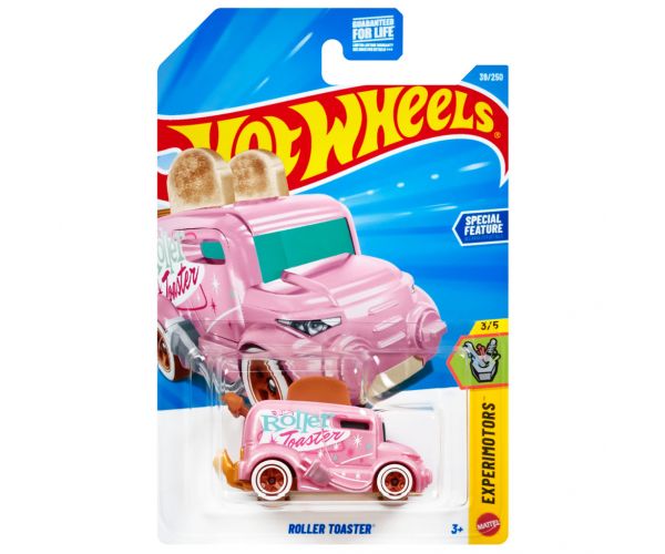 Hot Wheels: Roller Toaster rózsaszín kisautó 1/64 - Mattel