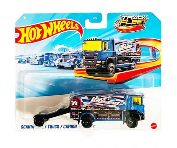 Hot Wheels: Scania Rally Truck szállítóautó 1/64-es méretarány - Mattel