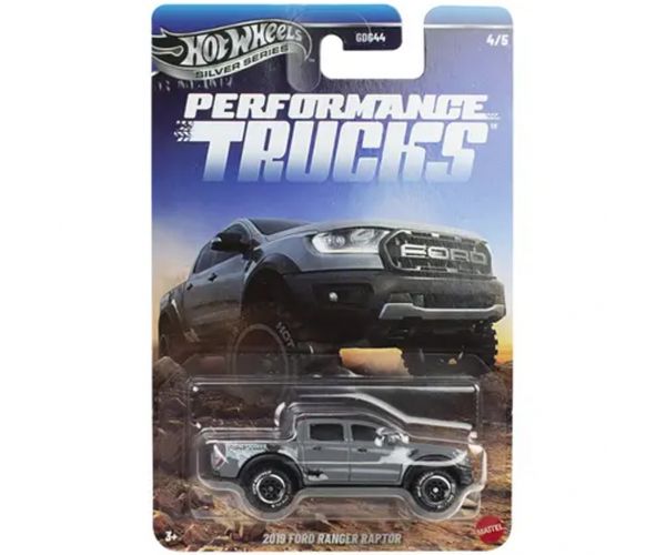 Hot Wheels Silver Series: 2019 Ford Ranger Raptor kisautó 1/64 - Mattel