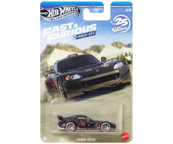 Hot Wheels Silver Series: Halálos iramban Honda S2000 kisautó 1/64 - Mattel