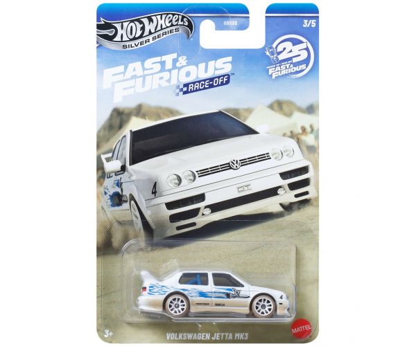 Hot Wheels Silver Series: Halálos iramban Volkswagen Jetta MK3 kisautó 1/64 - Mattel