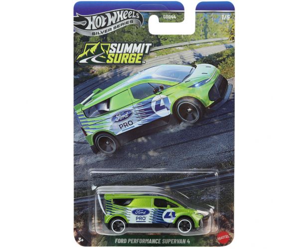 Hot Wheels Silver Series: Ford Performance Supervan 4 zöld kisautó 1/64 - Mattel
