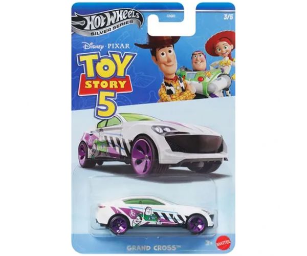 Hot Wheels Silver Series: Toy Story 5 Grand Cross kisautó 1/64 - Mattel