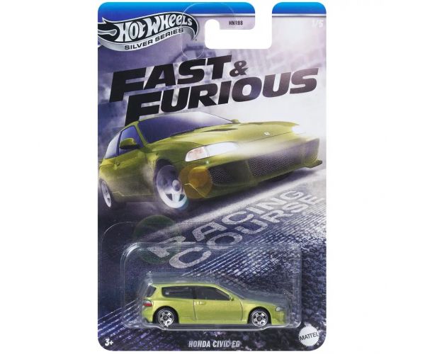 Hot Wheels: Halálos iramban Honda Civic EG kisautó 1/64 - Mattel