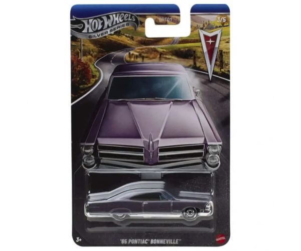 Hot Wheels Silver Series: ’65 Pontiac Bonneville kisautó 1/64
