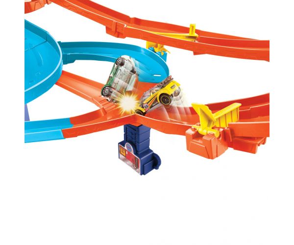 Hot Wheels: Super serpentina komplet staze s 5 autića - Mattel