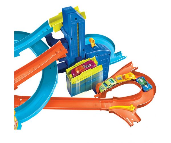 Hot Wheels: Super serpentina komplet staze s 5 autića - Mattel