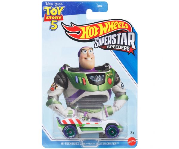 Hot Wheels: Superstar Speeders Toy Story 5 Hi-Tech Buzz Lightyear kisautó 1/64 - Mattel