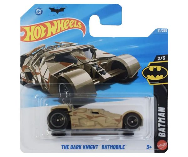 Hot Wheels: The Dark Knight Batmobile barna kisautó 1/64 - Mattel