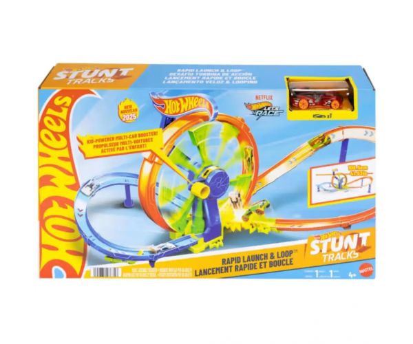 Hot Wheels: Szédületes turbina pályaszett - Mattel