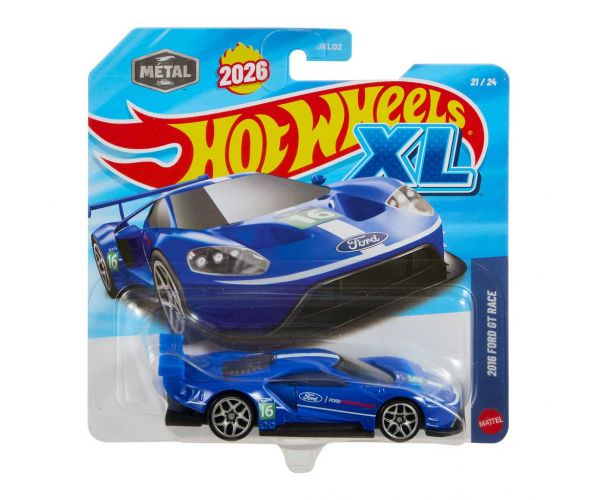 Hot Wheels XL: 2016 Ford GT Race kisautó 1/43 - Mattel