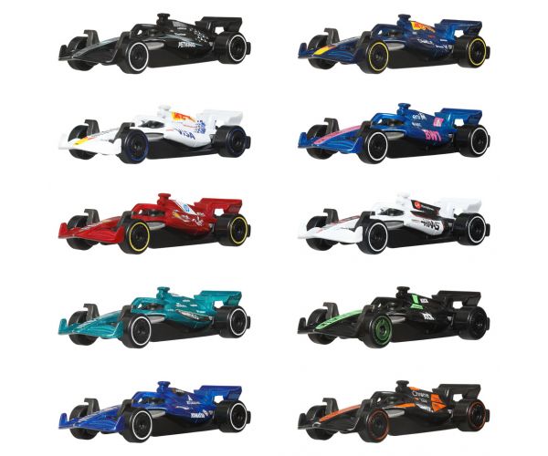 Hot Wheels autići: F1 set od 10 komada - Mattel