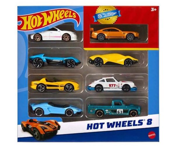 Hot Wheels kisautó 8db-os csomag - Mattel