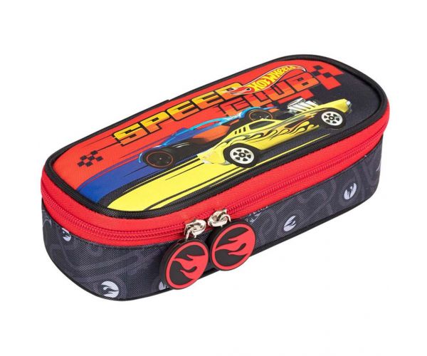Hot Wheels ovalna pernica 23x9,5x6 cm