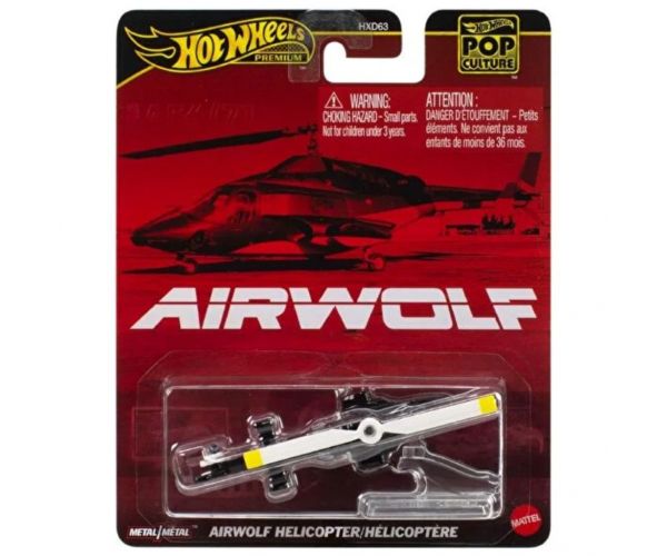 Hot Wheels Pop Kultúra Airwolf Helicopter 1/64 – Mattel