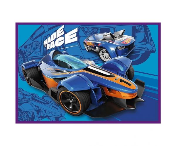 Hot Wheels trkaći automobili - set od 4 slagalice po 250 dijelova - Trefl